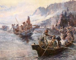 Lewis and Clark on the Lower Columbia Charles Marion Russell (1905), 