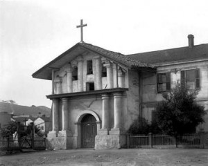 Mission San Francisco de Asis, ca 1880-1902. Source : Denver Public Library