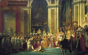 Le sacre de Napoléon Huile sur toile de Jacques-louis David Source : Wikimedia Commons