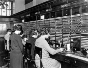 La centrale d'AT&T à New York en 1927 Source : AT&T