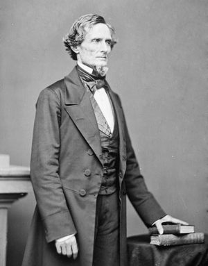 Jefferson Davis, président des États confédérés Photo : Matthew Brady (c1861)