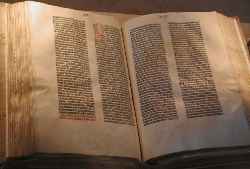 23 février 1455  Impression de la Bible de Gutenberg