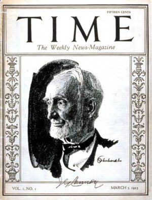 Couverture de la première livraison du Time Magazine (1923)