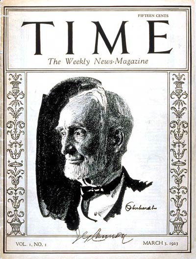 3 mars 1923  Premier numéro du Time Magazine