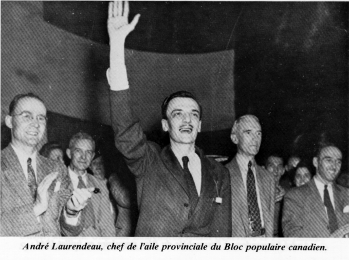 4 février 1944  André Laurendeau, chef du Bloc populaire canadien au Québec
