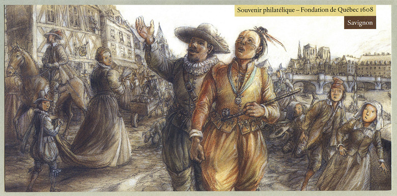 13 août 1610  Savignon, premier Wendat à se rendre en France