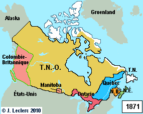 16 mai 1871  Décret d’adhésion de la Colombie-Britannique au Canada
