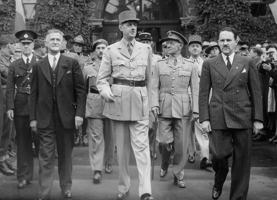 12 juillet 1944  Le général Charles de Gaulle visite le Québec