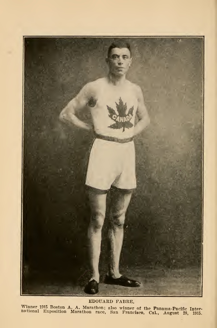 19 avril 1915  Édouard Fabre remporte le marathon de Boston