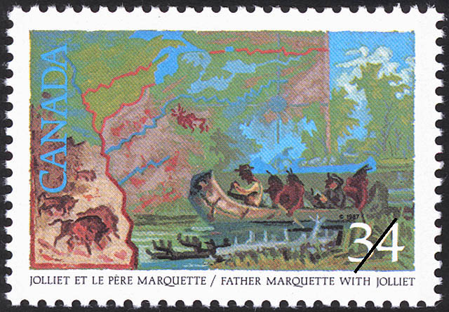 15 juin 1673  Jacques Marquette et Louis Jolliet découvre le Mississippi