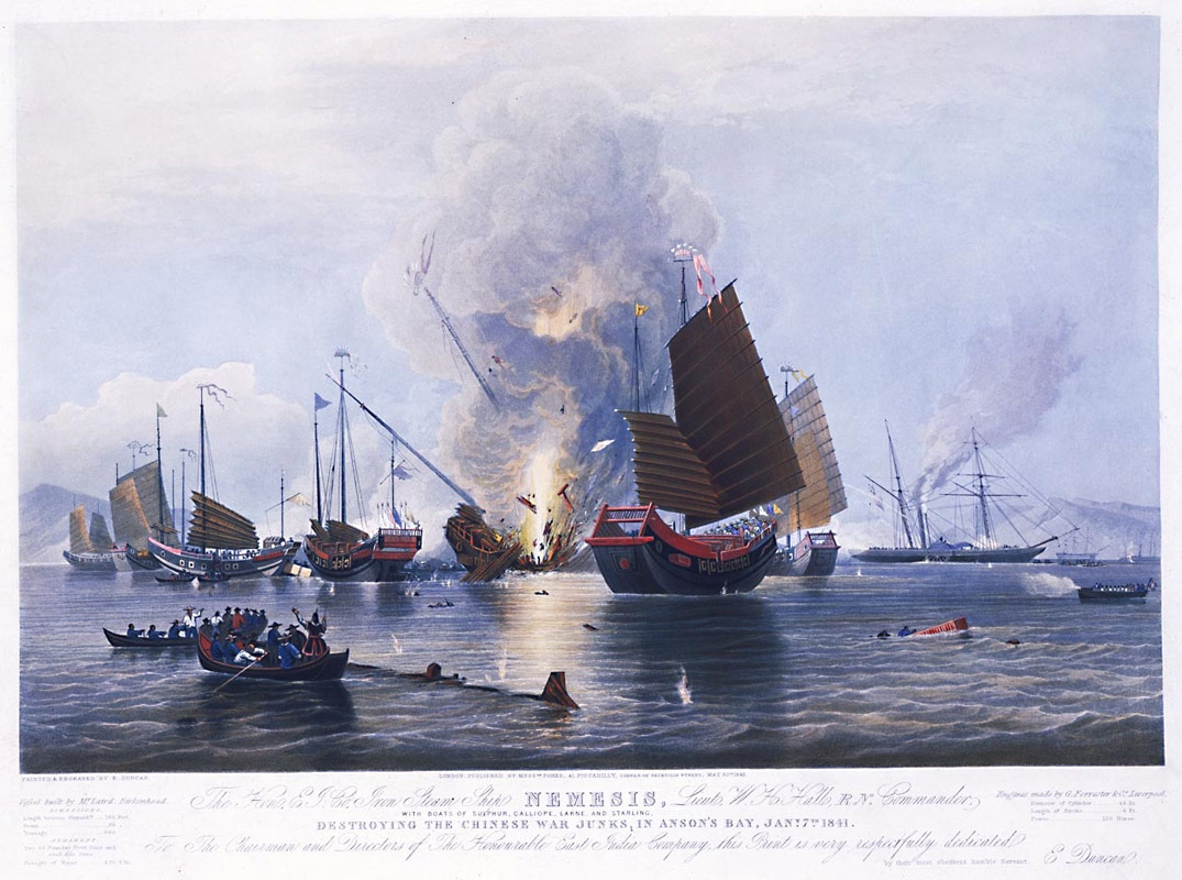 3 juin 1839  La Première guerre de l’opium devient inévitable