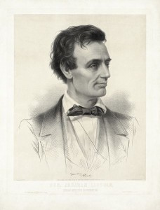 Abraham_Lincoln_lithographie_Leopold_Grozelier_tableau_Thomas_Hicks