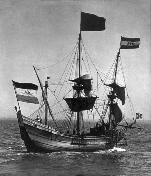 11 septembre 1609  Henry Hudson ancre dans la baie de New York