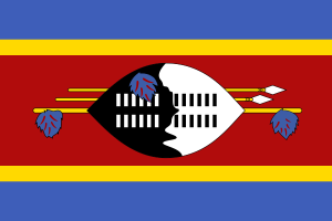 Drapeau du Swaziland adopté en 1967