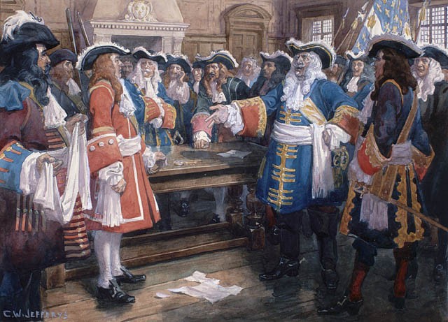 18 octobre 1690  Débarquement des troupes anglaises à Québec