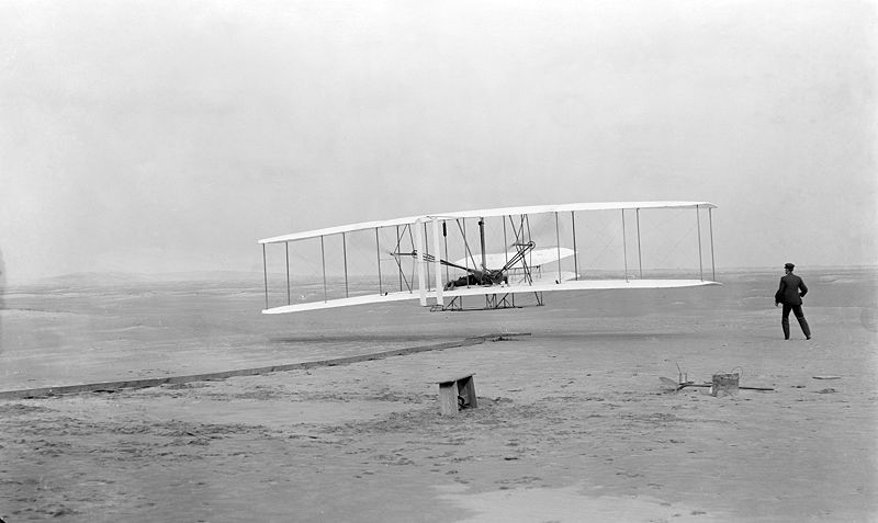 17 décembre 1903  Les frères Wright volent!