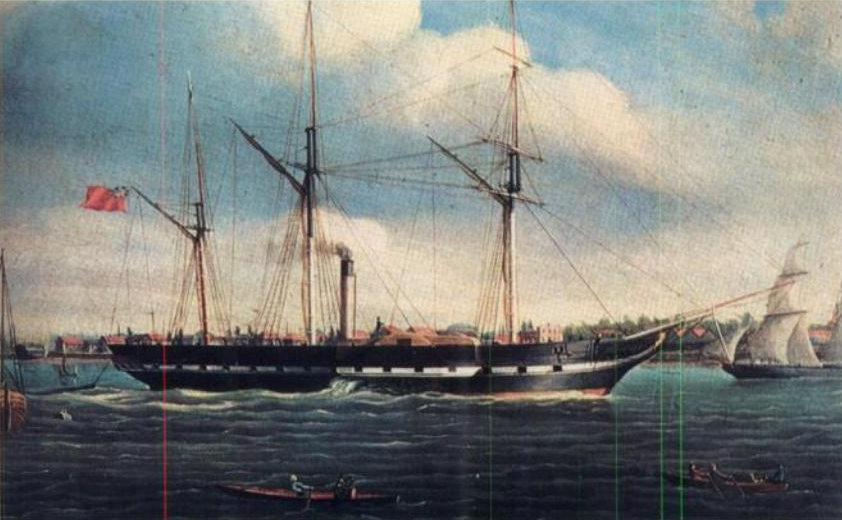 18 août 1833  Traversée de l’Atlantique par le Royal William