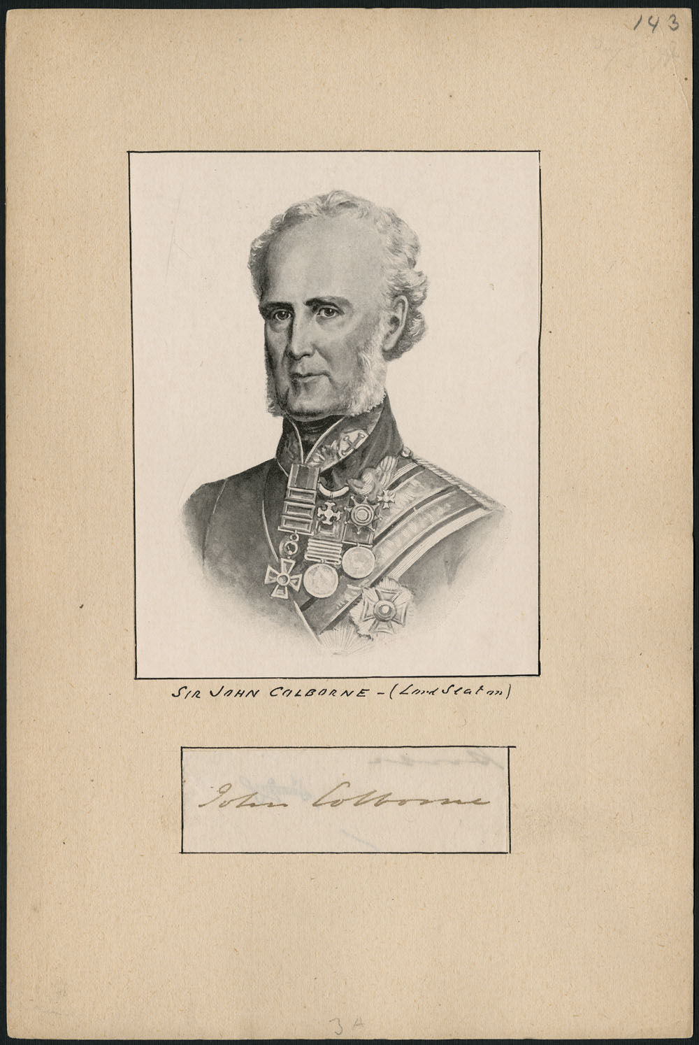 8 novembre 1837  John Colborne recrute des «Loyaux» contre les Patriotes
