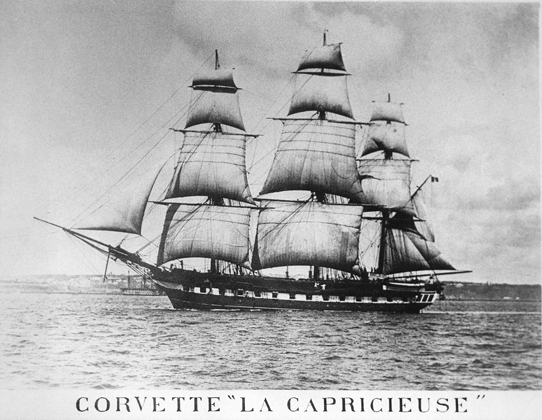 13 juillet 1855  La Capricieuse arrive à Québec