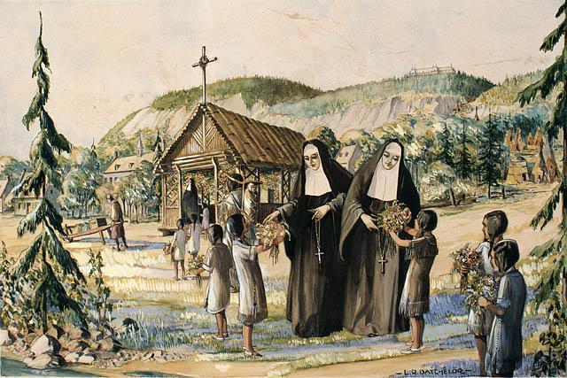 1er août 1639  Arrivée des Ursulines à Québec