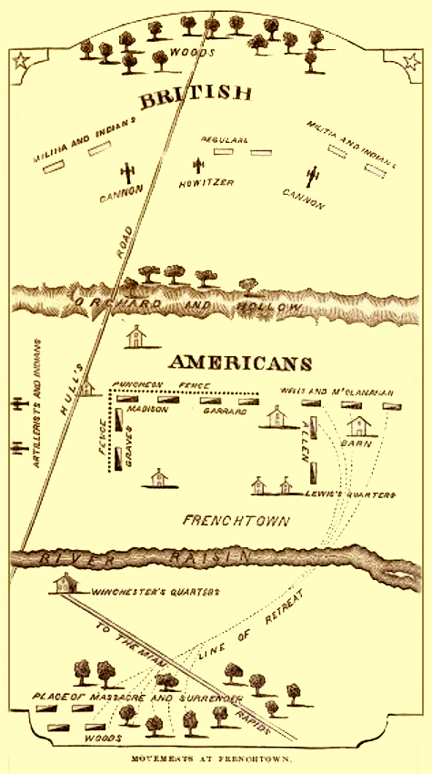 22 janvier 1813  Bataille de Frenchtown