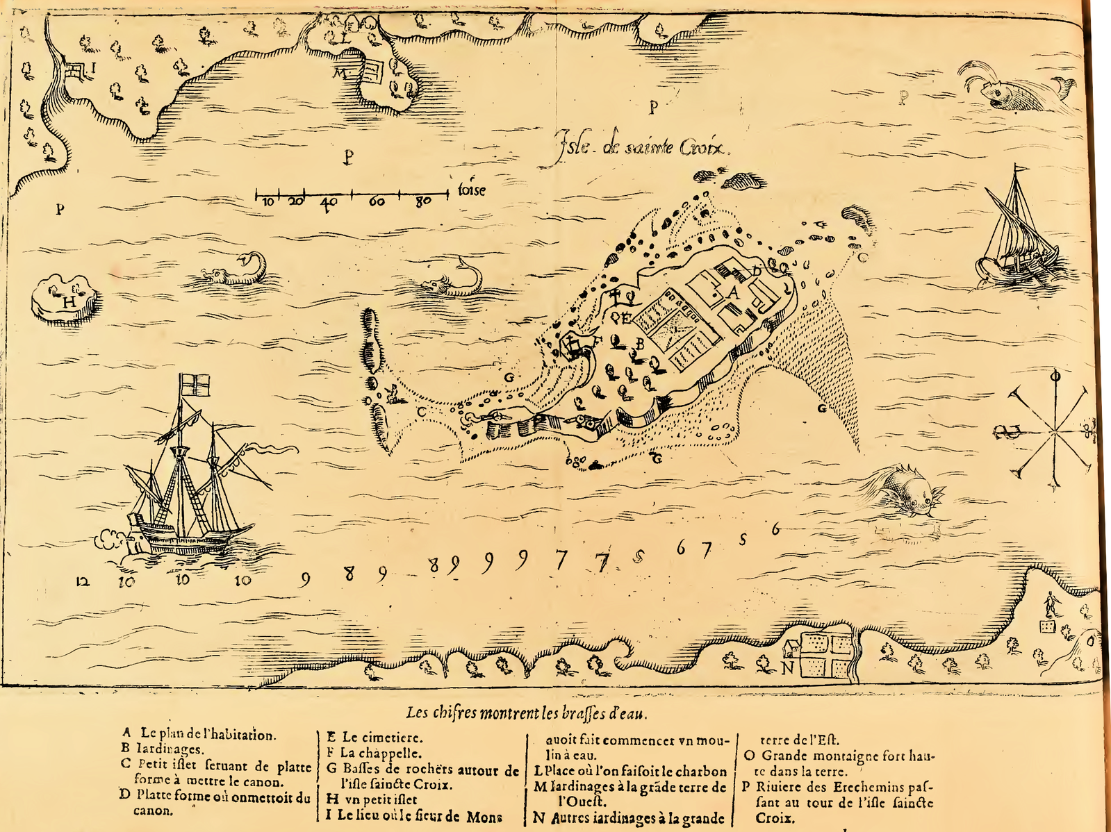 17 juin 1605  Pierre Dugua de Monts et Samuel de Champlain quittent Sainte-Croix