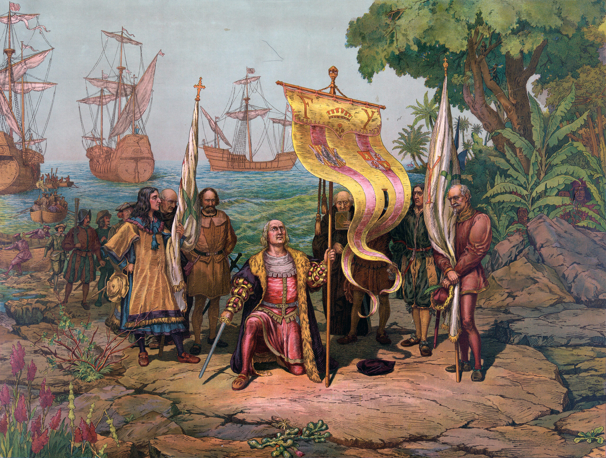 12 octobre 1492  Christophe Colomb découvre l&rsquo;Amérique