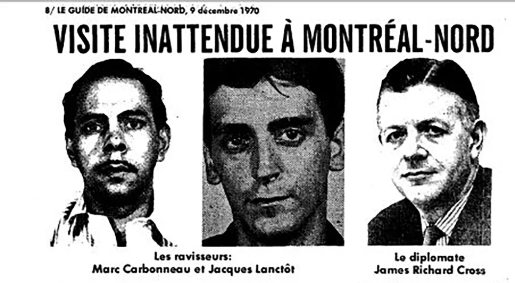 3 décembre 1970  Libération de James R. Cross