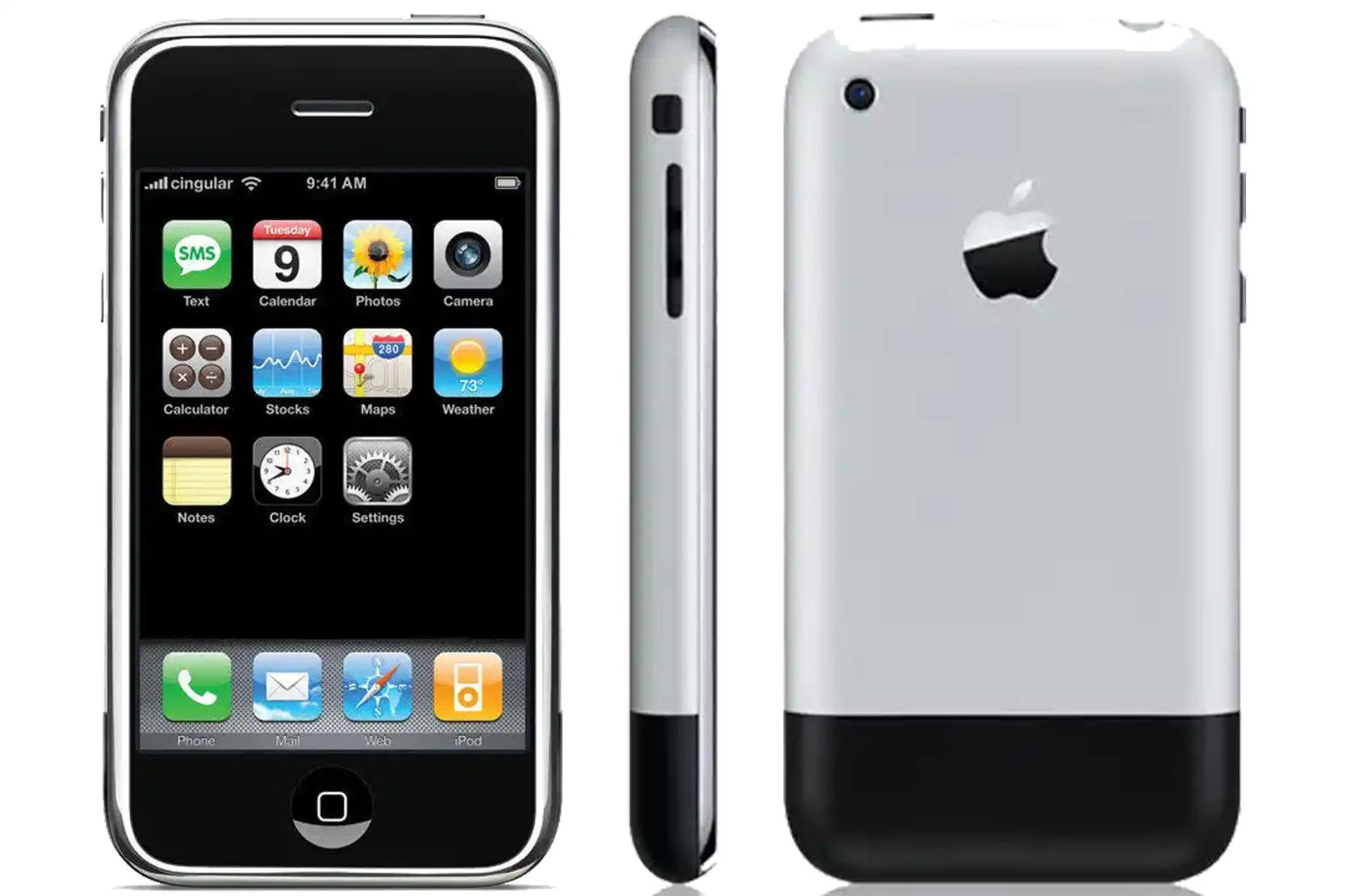 9 janvier 2007  Steve Jobs présente le premier iPhone au plublic