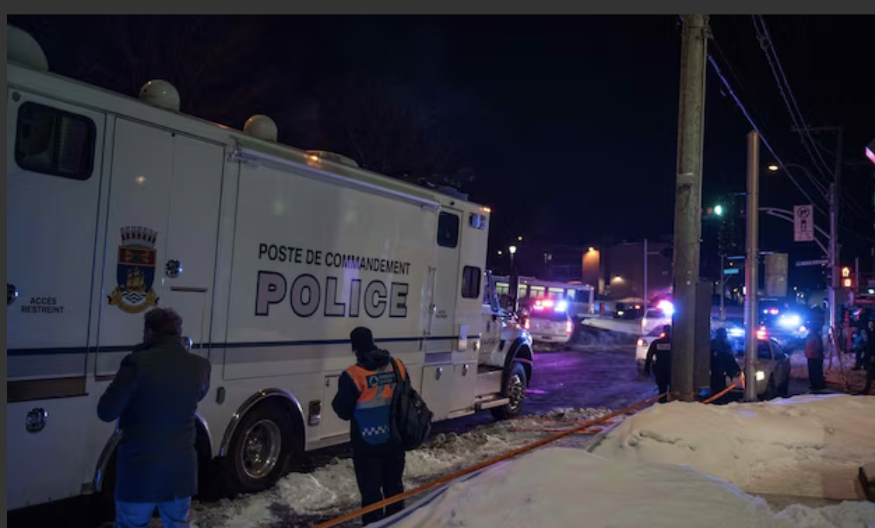 29 janvier 2017  Tuerie de masse au Centre culturel islamique de Québec