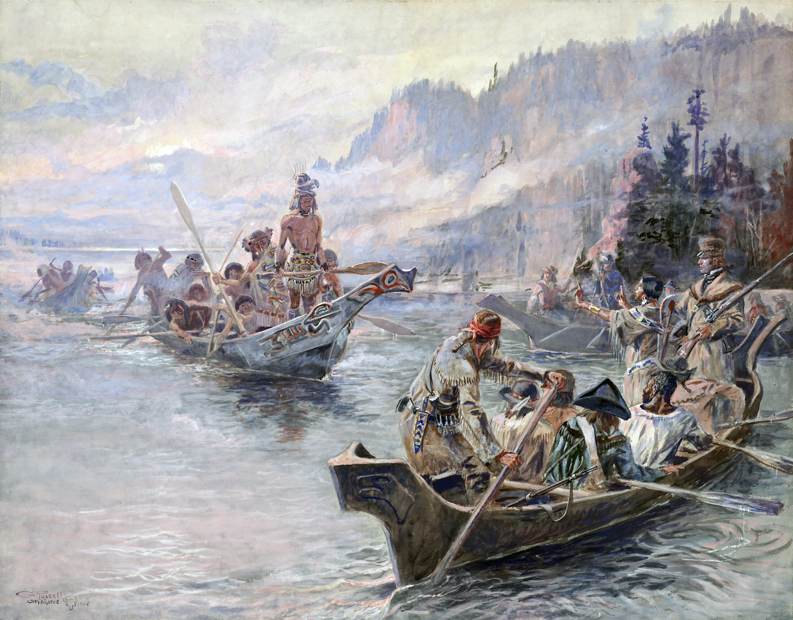 14 mai 1804  Début de l&rsquo;expédition Lewis et Clark