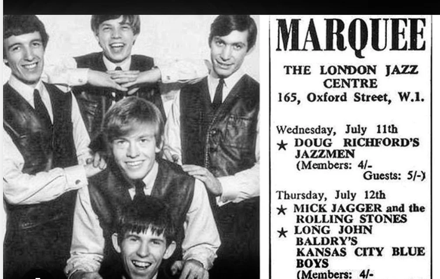 12 juillet 1962  Les Rolling Stones montent sur scène pour la première fois