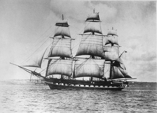 13 juillet 1855  La Capricieuse arrive à Québec