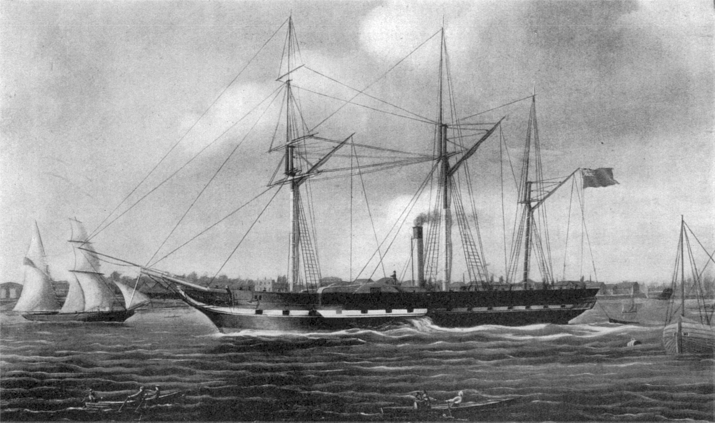 18 août 1833  Traversée de l&rsquo;Atlantique par le Royal William