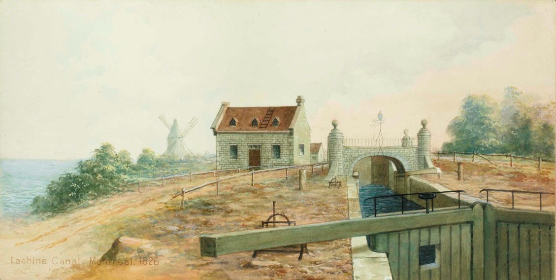 6 octobre 1825Ouverture du canal de Lachine à la navigation